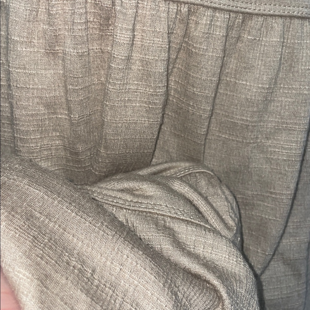 Max Studio Taupe Textured Dress - Picture 5 of 7